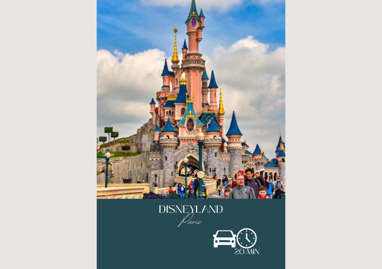 Appartement-Paris-Disney-Terrasse-Jardin-Parking Vaires-sur-Marne Экстерьер фото